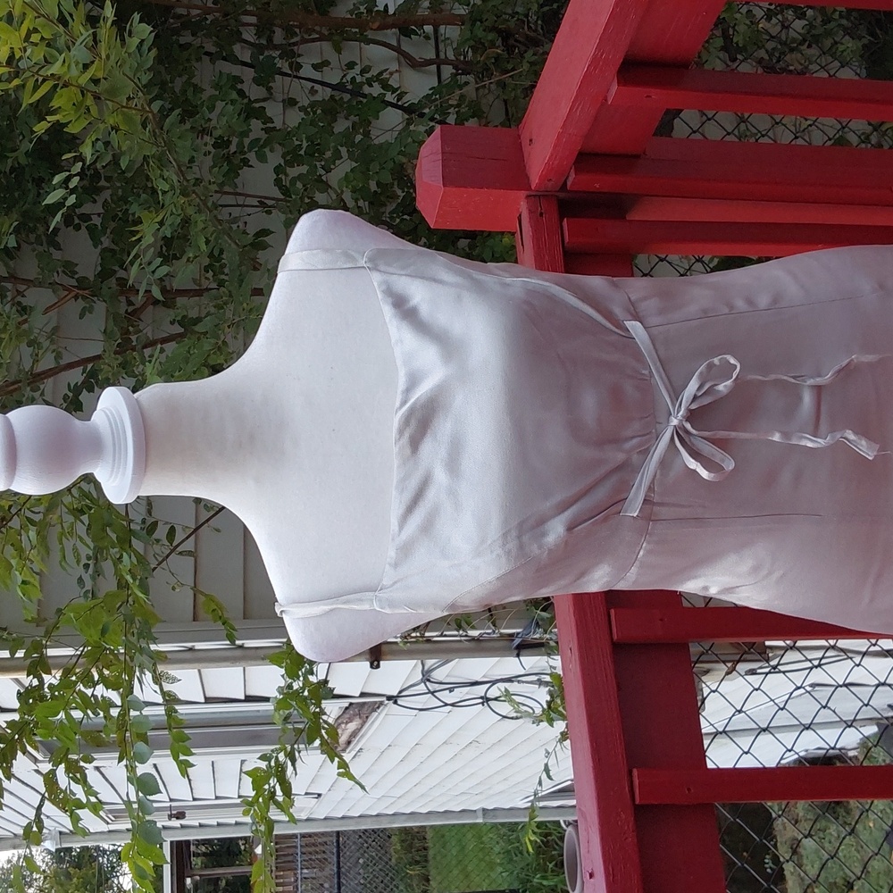 Elegant Silver Maxi Dress